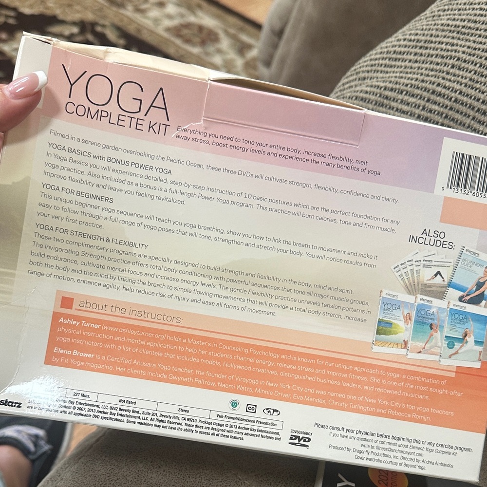 Element Yoga Complete Kit with DVDs and Meditation - Picture 4 of 4